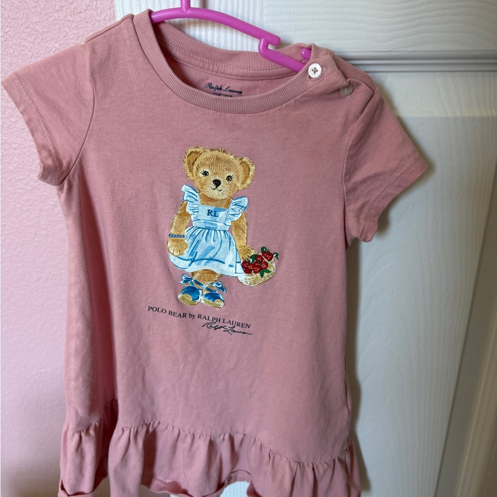 Ralph Lauren Blush Polo Bear Dress